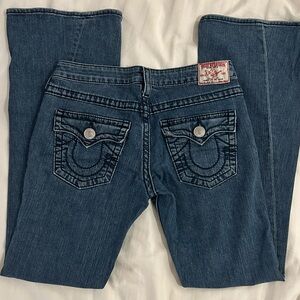 True Religion Dark Blue Flare Jeans
